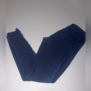 90 Degree By Reflex Navy Girls' Active Leggings